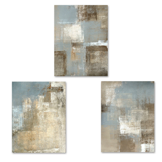 Vintage Abstract Art Canvas Painting Picture Poster Interior Home Decoration