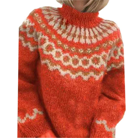 Turtleneck knitted sweater