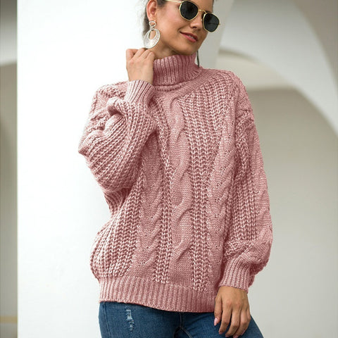 Women's turtleneck sweater