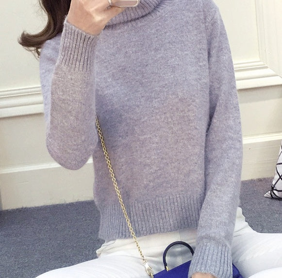 Knitted Turtleneck Sweater