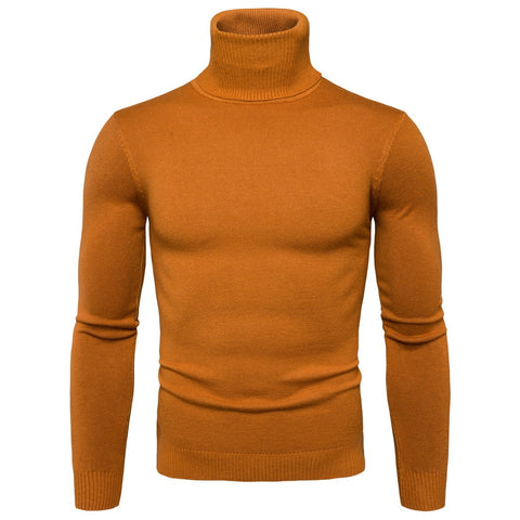 Turtleneck men's sweater