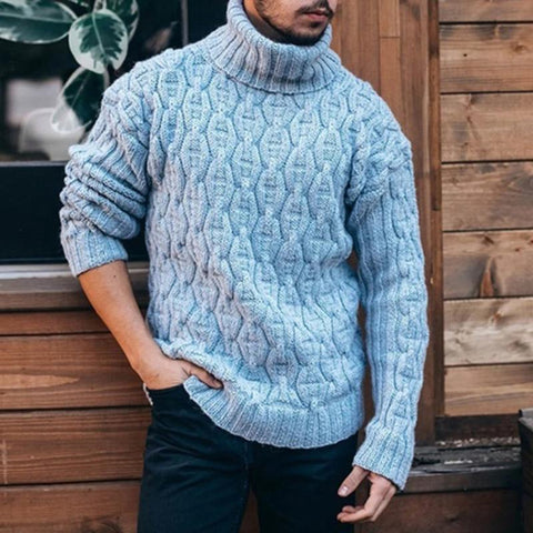 Turtleneck knitted sweater