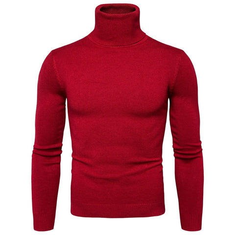 Turtleneck men's sweater