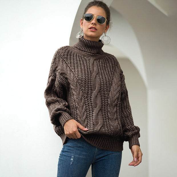 Women's turtleneck sweater