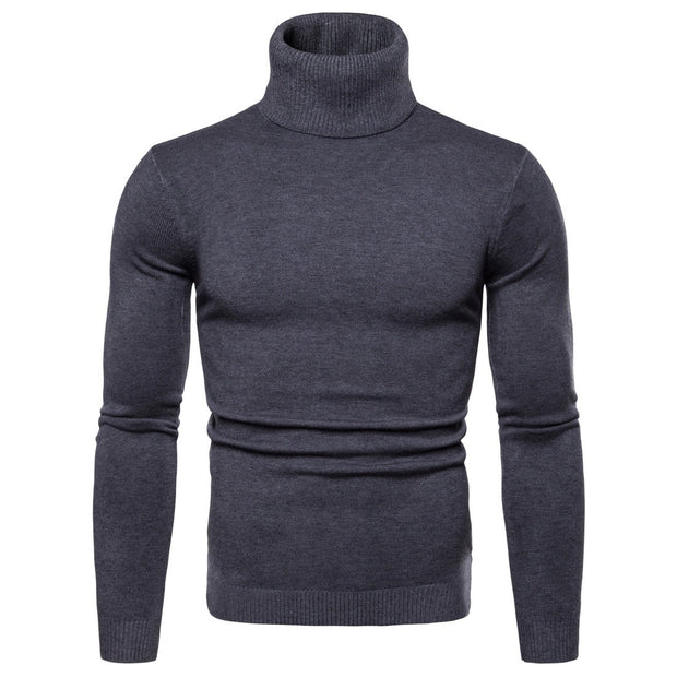 Turtleneck men's sweater