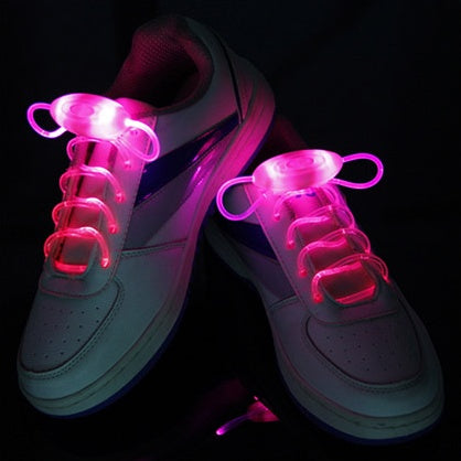 Led Sport Shoe Laces Glow Shoe Strings Round Flash Light Shoelaces