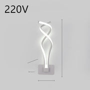 led wall lamp nordic minimalist bedroom bedside lamp