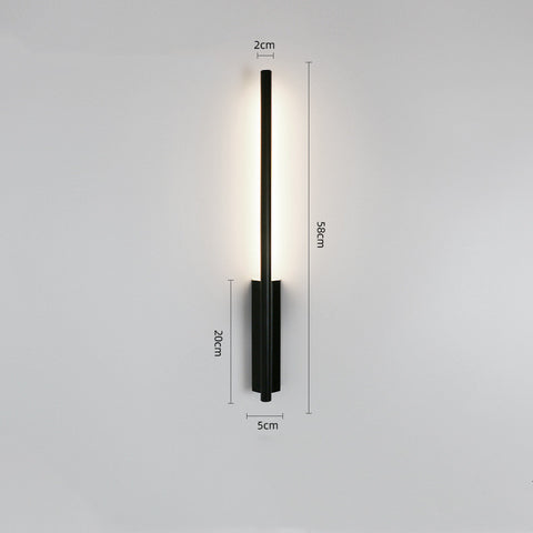 Minimalist Golden Line Wall Lamp Nordic